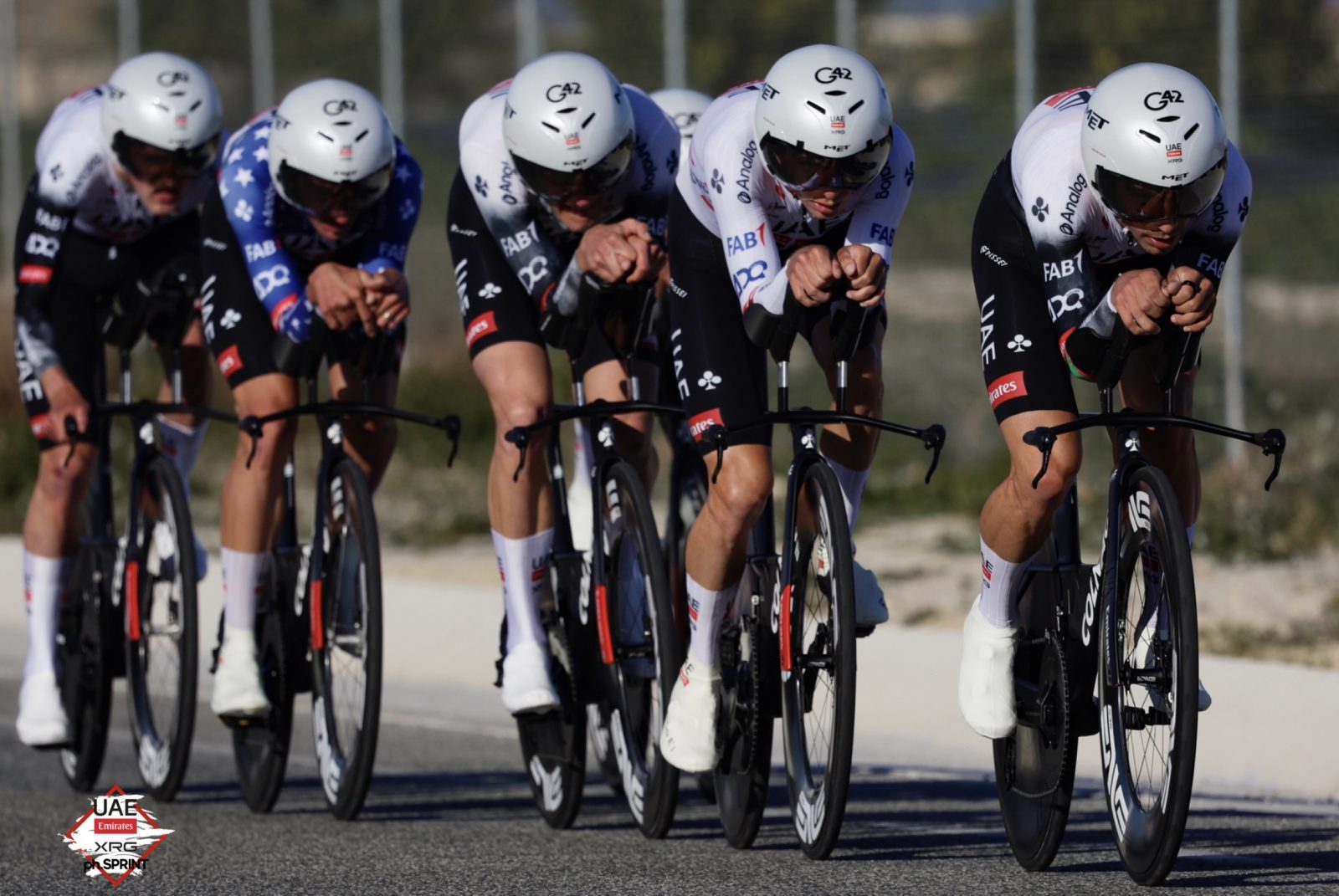 UAE Team Emirates-XRG began the 2025 Volta Valenciana with a TTT 